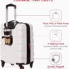 714sOaZ5MVL._AC_SL1500_.jpg SwissGear 7366 Hardside Expandable Luggage with Spinner Wheels, White, Carry-On 19-Inch