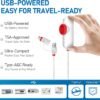 VMstr 15 Pack Travel Vacuum Storage Bags with USB Pump, Vacuum Packing Seal for Luggage and Suitcase, Space Saver for Clothes and Clothing Travel