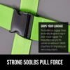 718bmxgybOL._AC_SL1000_.jpg GORILLA GRIP Heavy Duty Adjustable Luggage Straps for Suitcases, Easy to Identify Travel Belt Connector Holds Suitcase Together, Extends Life of Bag, Strap Connects Two Bags, Accessories 2 Pack Green