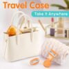 719Pb8iLbtL._SL1500_.jpg DreamGenius Travel Razors for Women Include 1 Handle and 5 Cartridges, Extra Smooth 5-Blade Travel Essentials Razor with Case for Shaving, Orange