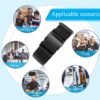 71ADxf9s0jL._AC_SL1500_.jpg 2Pcs Luggage Straps for Suitcase Travel Accessories TSA Approved, 80In Long Belts to Keep Your Suitcase Secure, Adjustable Bag Straps with Quick-Release Buckle for Travel Bag Closure, Black
