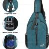 71Af5l1oCeL._AC_SL1001_.jpg WATERFLY Crossbody Sling Backpack Sling Bag Travel Hiking Chest Bag Daypack