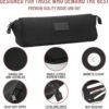 Hair Tools Travel Bag and Heat Resistant Mat for Flat Irons, Straighteners, Curling Iron, and Haircare Accessories, 2-in-1 design, with Interior Pockets, Portable Organizer
