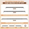71CNHj3-TdL._AC_SL1500_.jpg Car Hanging Accessories,Travel Hangers,Telescopic Adjustable 30-63 Inches for Compact & midsize Cars,Automotive,SUVs,Trucks,Black