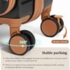 imiomo Carry on Luggage Airline Approved with TSA Lock, Hard Shell 20 Inch Travel Carry-on Suitcase with Spinner Wheels and Charging Port, Black