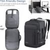 71Cv2nDYlL._AC_SL1500_.jpg Carry On Backpack, 50L Travel Backpack, Luggage Backpack TSA Flight Approved Laptop Backpack for Men & Women, Large Expandable Bag 40L Daypack Lightweight Business Weekender Bag, Black