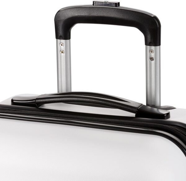 71E-1Am6JL._AC_SL1500_.jpg SwissGear 7366 Hardside Expandable Luggage with Spinner Wheels, White, Carry-On 19-Inch
