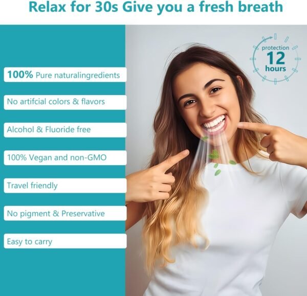 71Fpc6igkLL._AC_SL1500_.jpg Mouthwash Travel Size Portable Packets to Go, Alcohol & Fluoride Free Fresh Mint MouthwashStrips for Superior Oral Hygiene,30 Individual Disposable Mouthwash Packs(Pack of 30)