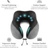 71GWIDjiuoL._AC_SL1500_.jpg High Fill Memory Foam Neck Pillow - Ergonomic Support for Plane, Car, Home Travel Accessory, Washable Cover - Neck Pillow for Effortless Travel