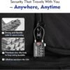 SURE LOCK TSA Compatible Travel Luggage Locks, Inspection Indicator, Easy Read Dials - 2 pack