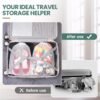 71HGfuYdUhL._AC_SL1500_.jpg 23 Pack Shoe Bags for Travel, 11.8" x 15.7" Waterproof Travel Shoe Bags for Packing,Large Travel Bag for Shoes, Storage Bags Travel Essentials Men for and Women