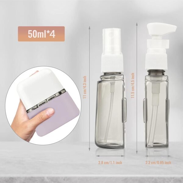 71MG8DBUwuL._AC_SL1500_.jpg Bpluma Travel Bottles, Leak Proof Containers For Toiletries TSA Approved Airplane Accessories Kits For Liquid With Labels
