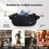 71NCqv3nQSL._AC_SL1500_.jpg DAITET Money Belt - Passport Holder Secure Hidden Travel Wallet with RFID Blocking, Undercover Fanny Pack (Black)