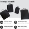 71O-AfmWBGL._AC_SL1500_.jpg 4 Set Compression Packing Cubes Travel - Travel Accessories Expandable Packing Organizers for Carry On - Essentials Luggage Bags