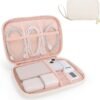 71OuGWymGL._AC_SL1500_.jpg Electronics Organizer Travel Case, Charger Bag Cord Organizer Travel, Compact Tech Pouch Cable Organizer Bag for Charger, Cords, Phone, Headphones, Flash Drive, SD Card (Beige, Small-Single Layer)