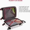 71OyBjza7BL._AC_SL1500_.jpg SwissGear 7366 Hardside Expandable Luggage with Spinner Wheels, White, Carry-On 19-Inch