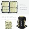 BAGAIL 4 Set/6 Set Ultralight Compression Packing Cubes Packing Organizer for Travel Accessories Luggage Suitcase Backpack