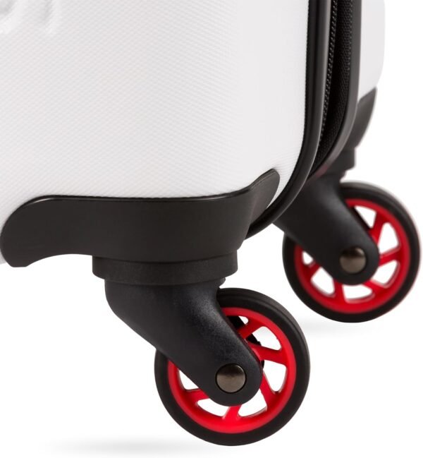 71Sqt5PDphL._AC_SL1500_.jpg SwissGear 7366 Hardside Expandable Luggage with Spinner Wheels, White, Carry-On 19-Inch