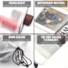 71VKNuxyoL._AC_SL1500_.jpg Hoewina Transparent Shoe Bags for Travel with Rope 8PCS Large Clear Shoe Bag Storage 11.8in X 15.7in Portable Travel Shoe Bags for Men and Women