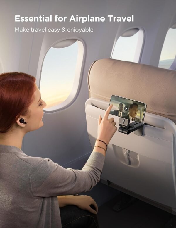 71WA79HnJVL._AC_SL1500_.jpg JOYROOM for Magsafe Airplane Phone Holder Travel Essentials,【Unlimited Scenery】 Hands-Free Plane Phone Holder, Airplane Travel Accessories for iPhone 16 Pro Max & Magsafe Case