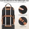imiomo Hard Shell 20 Inch Carry on Luggage 3 Piece Set with Travel Backpack, Lightweight Hardside Carry-On Suitcase with Spinner Wheels and TSA Lock, Black