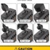71YMeTjq6L._AC_SL1500_.jpg Acer Universal Travel Plug Adapter - International Power Adapter with 5 USB Ports (3 USB C) 5.8A, Worldwide Outlet Charger for USA to European UK France Germany Spain, Type C/E/F/G/I/L/A, Black