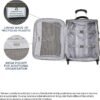 Travelpro Maxlite 5 Softside Expandable Upright 2 Wheel Carry on Luggage, Lightweight Suitcase, Men and Women, Slate Green, Carry On 20-Inch