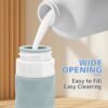 71jjf8KUgbL._SL1500_.jpg Travel Bottles for Toiletries, 4pcs Tsa Approved 3oz Travel Size Containers, BPA Free Leak Proof Premium Silicone Bottles, Refillable Liquid Squeezable Accessories W/Toiletry Bag