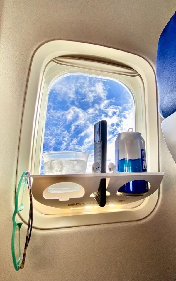 Airplane window organization station - - One of the HOTTEST new travel accessories ! MAKES AN EXCELLENT GIFT FOR ANY TRAVELER!!