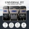 71mlNR78uUL._AC_SL1500_.jpg SO~MINE Airplane Pocket Organizer | Tray Table Cover | In Flight Seat Back Organizer Bag | Commuter Essential Travel Bag | Media Pouch For Flying | Travel Gift | Attaches To Luggage