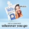 71n7xJInufL._SL1500_.jpg Olay Face Wash, Hyaluronic Acid Cleansing Melts, Fragrance-Free, Daily Use Gentle Cleanser, For All Skin Types, Travel Size, Water-Activated to Clean, Tone, and Refresh, 64ct (2 Pack x 32ct)