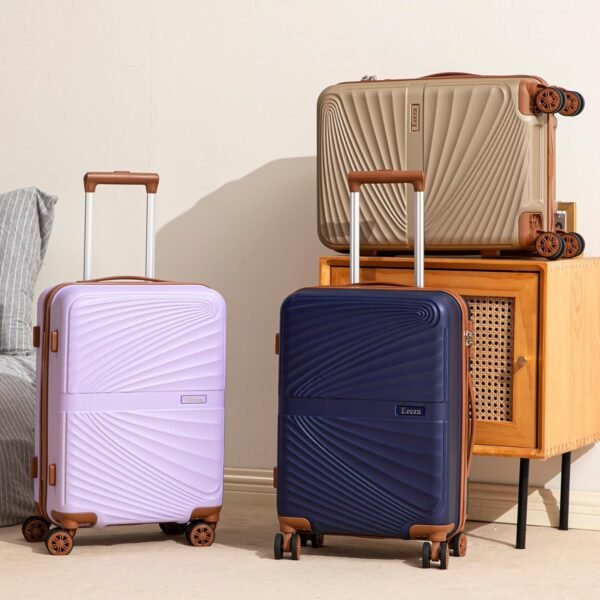 Luggage Sets 3 Piece, Suitcases with Wheels, ABS Hard Case Luggage with TSA Lock Spinner Wheels, Carry On Luggage Set (20inch)