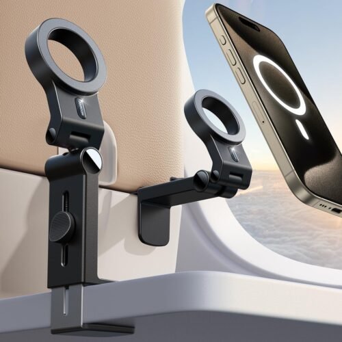 71oxUgAJh-L._AC_SL1300_.jpg JOYROOM for Magsafe Airplane Phone Holder Travel Essentials,【Unlimited Scenery】 Hands-Free Plane Phone Holder, Airplane Travel Accessories for iPhone 16 Pro Max & Magsafe Case