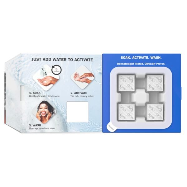 71qD2RNIiBL._SL1500_.jpg Olay Face Wash, Hyaluronic Acid Cleansing Melts, Fragrance-Free, Daily Use Gentle Cleanser, For All Skin Types, Travel Size, Water-Activated to Clean, Tone, and Refresh, 64ct (2 Pack x 32ct)