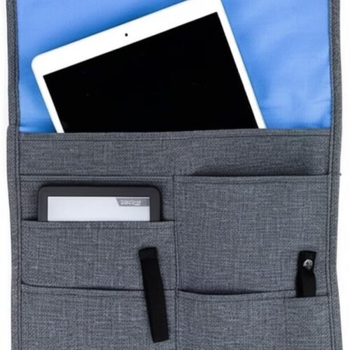 71qz04oOkL._AC_SL1500_.jpg SO~MINE Airplane Pocket Organizer | Tray Table Cover | In Flight Seat Back Organizer Bag | Commuter Essential Travel Bag | Media Pouch For Flying | Travel Gift | Attaches To Luggage