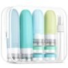 71uFhhR9akL._SL1500_.jpg Gemice 16 Pack Travel Size Bottles, TSA Approved Leakproof Travel Containers for Toiletries, Silicone Refillable Travel Essentials Accessories with Travel Bag for Shampoo Conditioner