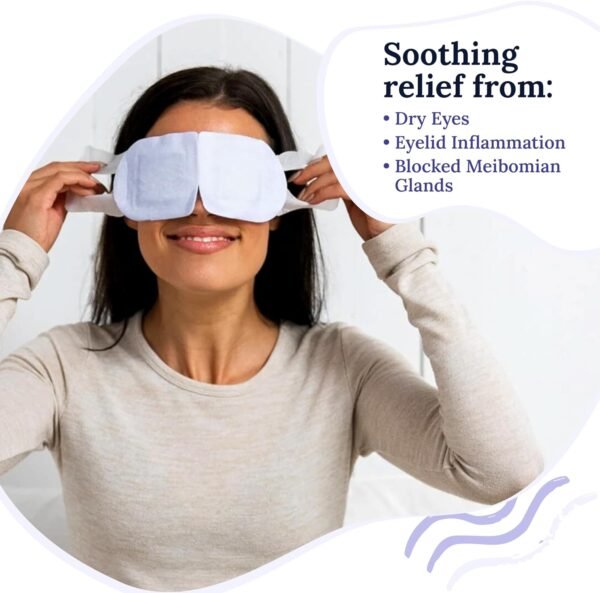 71z5dzUBgvL._AC_SL1500_.jpg Rest: Self Heating Warm Compress for Dry Eyes | Heated Eye Mask for Fast Relief | No Microwave or Washcloth Needed | Travel Ready | 30 Count