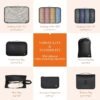 71zU-yyWinL._AC_SL1500_.jpg HOTOR Packing Cubes for Suitcases - 8 Pieces, Light Packing Cubes for Travel, Premium Suitcase Organizer Bags Set, Space-Saving Luggage Organizers, Travel Accessories and Essentials, Black