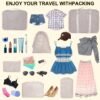 813xB83p-L._AC_SL1500_.jpg 8 Set Packing Cubes for Suitcases, kingdalux Travel Luggage Packing Organizers with Laundry Bag, Compression Storage Shoe Bag, Clothing Underwear Bag, for Man & Women