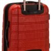 Rockland Melbourne Hardside Expandable Spinner Wheel Luggage, Red, Carry-On 20-Inch