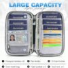 Passport Holder Family, Women Rfid Blocking Passport Wallet, Travel Document Organizer Premium Wallets Passport Holders Bag