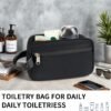 81Cq6AV7RML._AC_SL1500_.jpg XQXA Toiletry Bag for Men, Hanging Dopp Kit Water Resistant Travel makeup Bag for women, Mens Travel Bag Shaving Bag for Toiletries Accessories (01-Black)