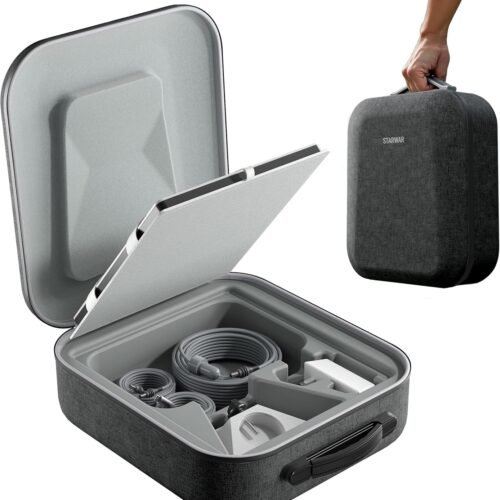81Issx324BL._AC_SL1500_.jpg STARWARE Starlink Mini Case, Protective Storage Bag for Starlink Mini Accessories, Splash-Resistant, Shockproof, Lightweight for Travel & Outdoor Adventures, Black