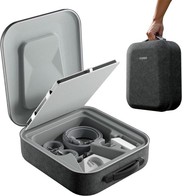 81Issx324BL._AC_SL1500_.jpg STARWARE Starlink Mini Case, Protective Storage Bag for Starlink Mini Accessories, Splash-Resistant, Shockproof, Lightweight for Travel & Outdoor Adventures, Black
