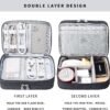 81RxGlqQCDL._AC_SL1500_.jpg Lanola Travel Cable Organizer Bag, Electronic Accessories Case Portable Double Layer Cable Storage Bag for Cord,phone,Charger, Flash Drive, Phone, SD Card,Personal Items - (Black)