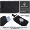 81SnlwvDTWL._AC_SL1500_.jpg DAITET Money Belt - Passport Holder Secure Hidden Travel Wallet with RFID Blocking, Undercover Fanny Pack (Black)