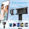 81XEmoH981L._AC_SL1500_.jpg SelfieShow Selfie Stick, Extendable Selfie Stick Tripod with Wireless Remote and Tripod Stand, Portable, Lightweight, Compatible with iPhone 15 14 13 12 Pro Xs Max X 8Plus, Samsung Smartphone and More