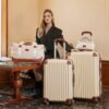81c9XzId0L._AC_SL1500_.jpg Carry On Luggage Sets 3 Piece, 20 Inch Luggage 22x14x9 Airline Approved with Wheels and TSA Lock, ABS Lightweight Hardshell Travel Suitcase Set with Duffel Bag Travel Bag for Men Women
