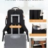 81mn2yUTc9L._AC_SL1500_.jpg LOVEVOOK Travel Backpack for Women, TSA Carry On Backpack Flight Approved Luggage, 40L Water Resistant Personal Item Daypack Large Weekender Bag fit 17 inch Laptop with 3 Cubes, Beige-black-brown