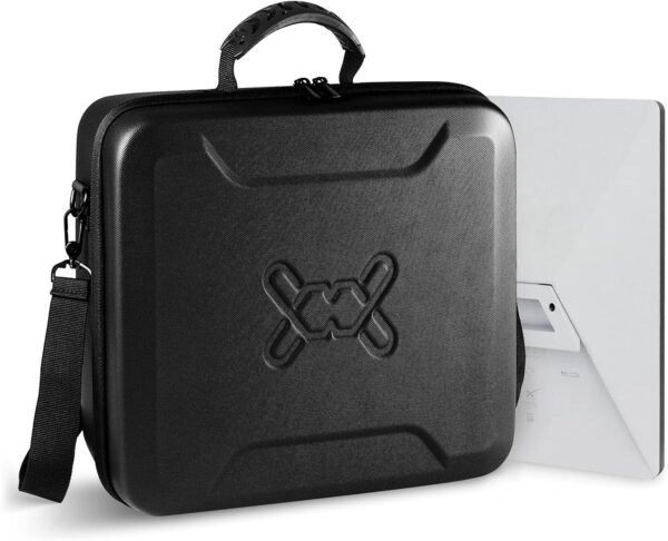 81rSZ8Nj5QL._AC_SL1500_.jpg Mwin Carrying Case for Starlink Mini - Starlink Mini Accessories Lightweight Travel Case, Splash-Resistant & Shockproof EVA Protective Cover with Shoulder Strap, Portable Hard Bag for Travel, Black